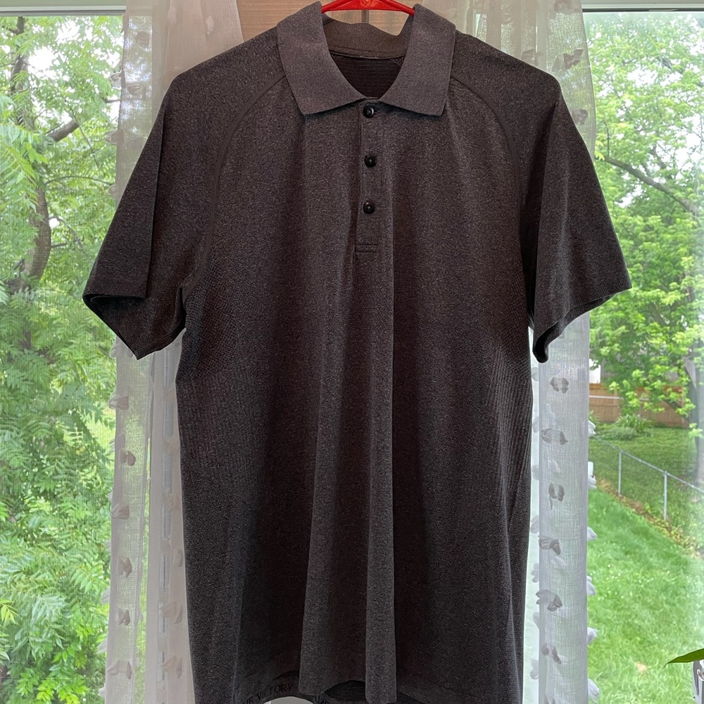 Lululemon Athletic Polo/ Grey